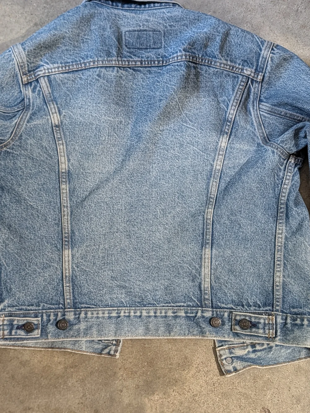 Vintage 1980s Levi's Denim Trucker Jacket Type III USA